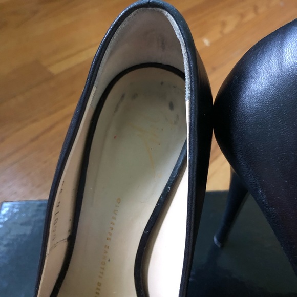 Giuseppe Zanotti Black Peep Toe Heel 5 inches - Picture 3 of 5